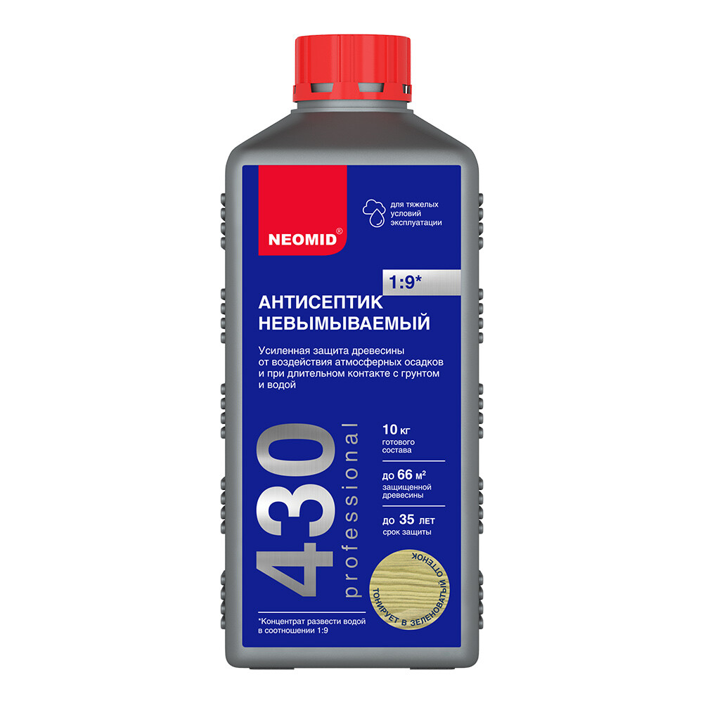 

Антисептик Neomid 430 Еco 1 кг зеленый