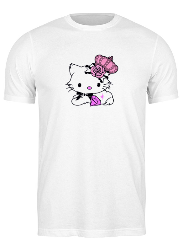 

Футболка мужская Printio Кошка королева белая XL, Белый, Кошка королева