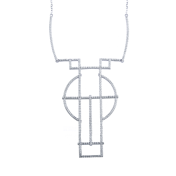 

Колье из серебра 35 см Element47 HPT0054-N_KL_001_WG, фианит, HPT0054-N_KL_001_WG