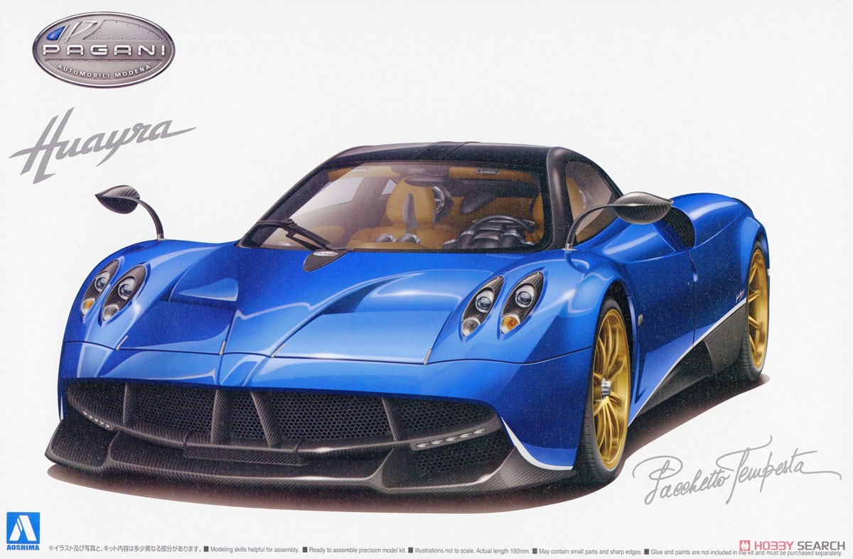 фото Сборная модель aoshima 1/24 pagani huayra pacchetto tempesta 06238