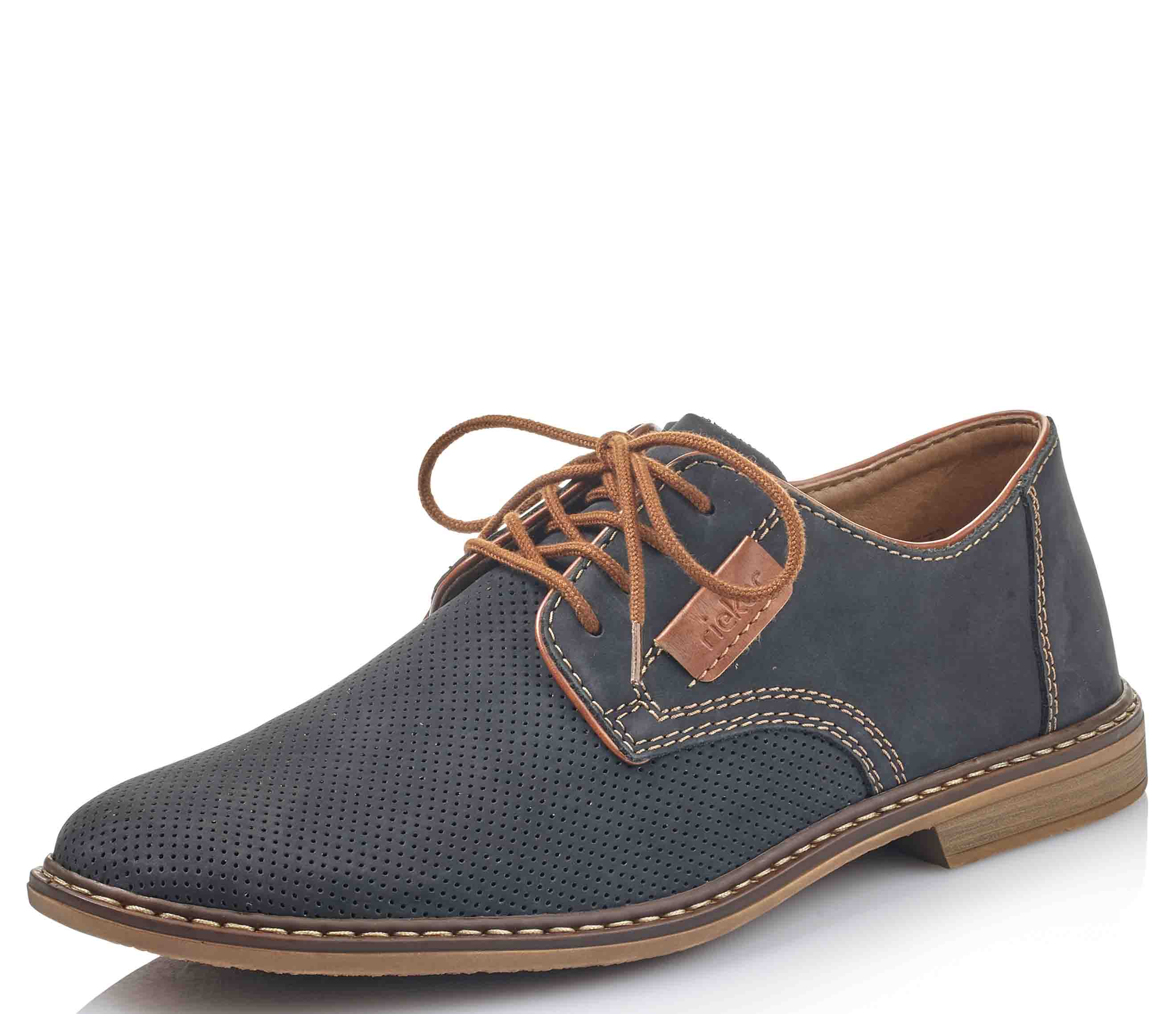 

Туфли мужские Rieker 13439 синие 40 RU, Синий, 13439