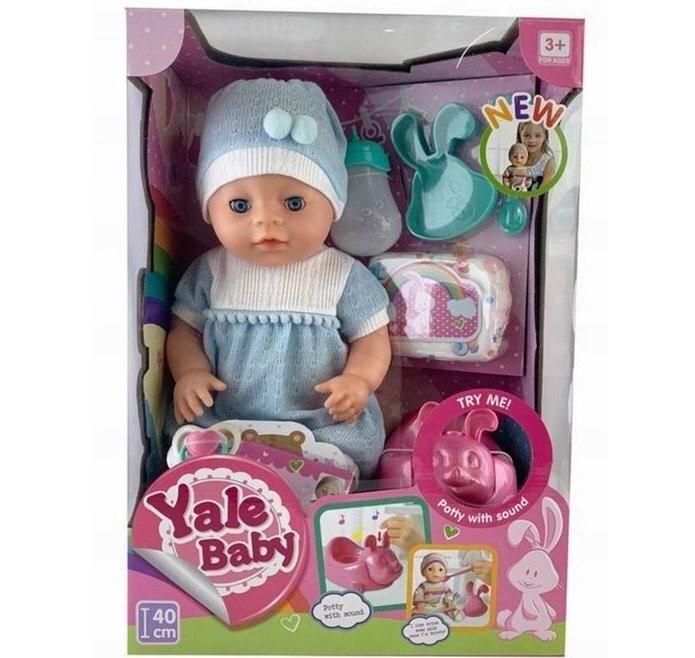 

Пупс Yale Baby 1966LMKYL с музык. горшком и аксесс. в кор.