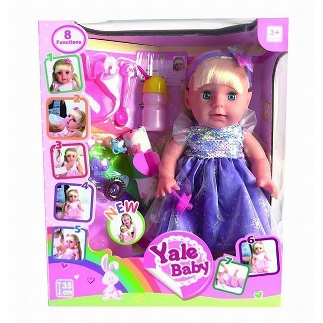 

Пупс Yale Baby 1973AYL с аксесс в коробке