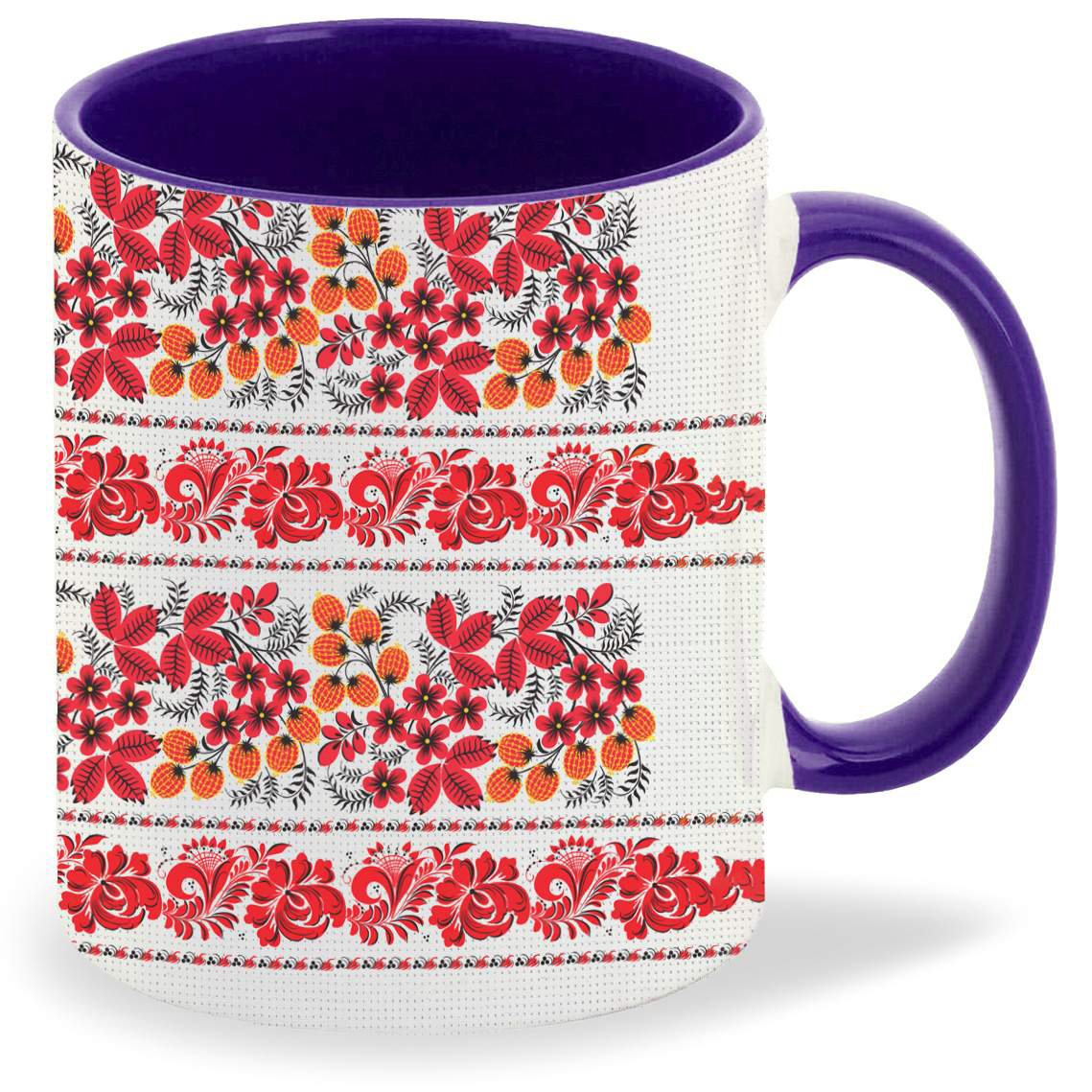 

Кружка CoolPodarok русские орнаменты