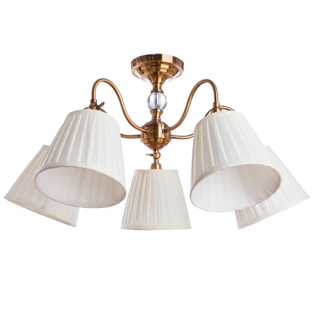 

A1509PL-5PB-A Потолочная люстра Arte Lamp Seville с поддержкой Алиса, A1509PL-5PB-A