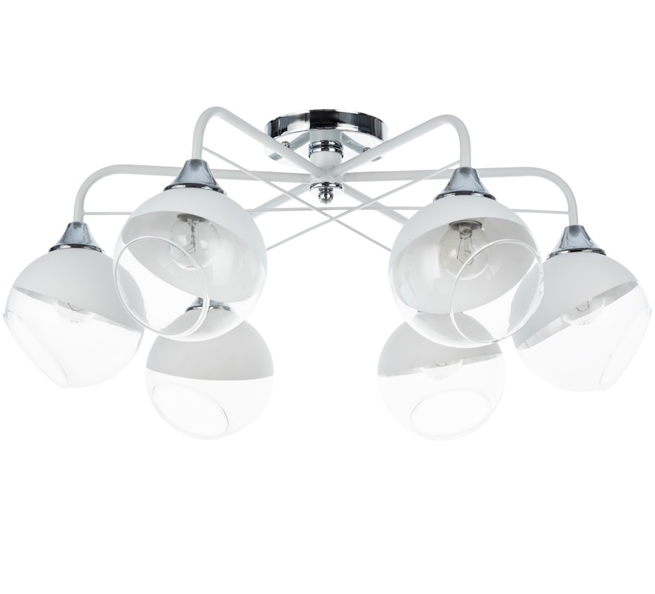 фото A1521pl-6wh-a люстра потолочная arte lamp miram с поддержкой алиса