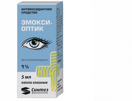 Купить Эмокси-Оптик капли глазн 1% 5мл, Синтез