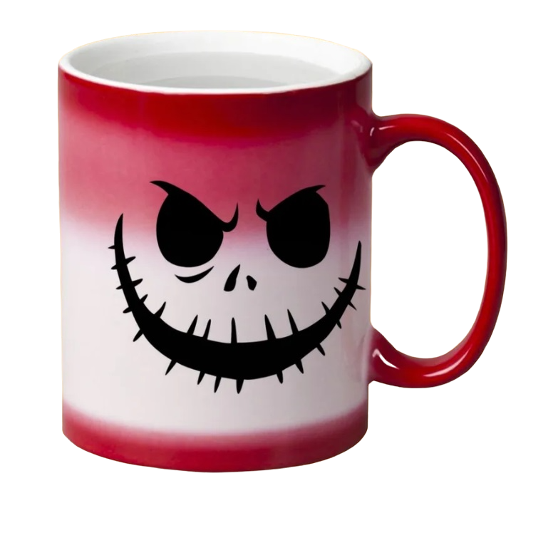 

Кружка CoolPodarok Halloween Джек ЧБ