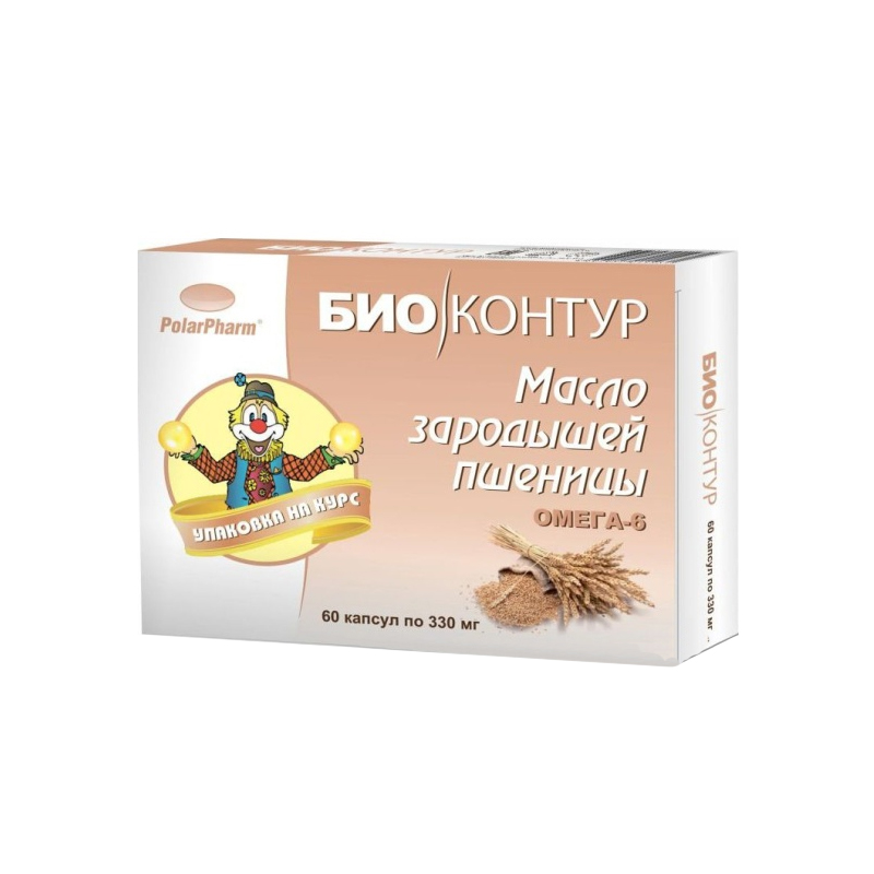 Купить Масло Зародышей Пшеницы капсулы 60 шт., PolarPharm