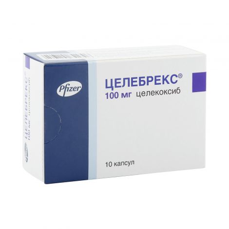 Купить Целебрекс капсулы 100 мг 10 шт., Pharmacia & Upjohn