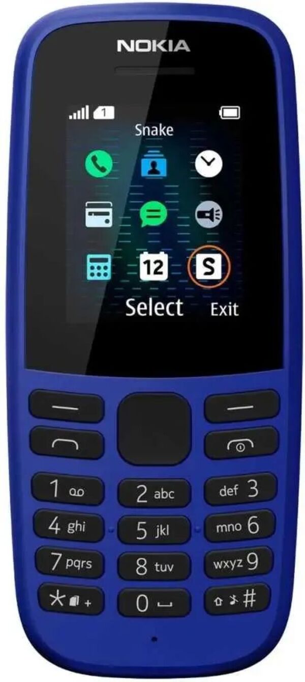 

Мобильный телефон NOKIA 105SS синий (), 105SS