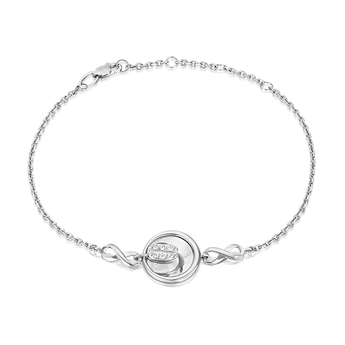 фото Браслет из белого золота с топазом platina jewelry 05-0718-00-201-1120