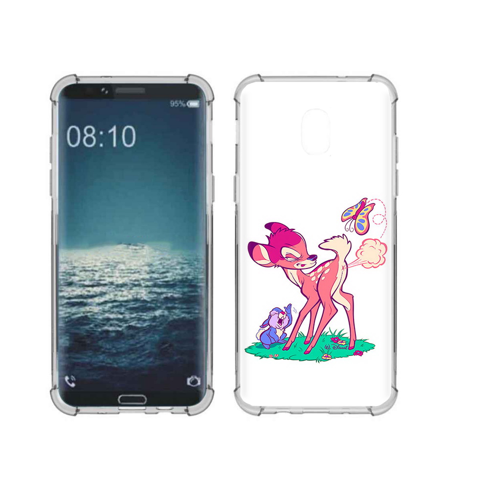 

Чехол MyPads Tocco для Samsung Galaxy J3 смешной олененок (PT226926.574.610), Прозрачный, Tocco
