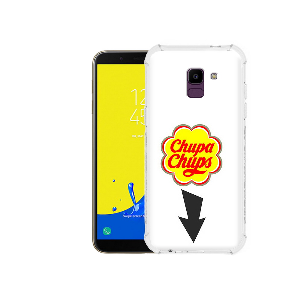 

Чехол MyPads Tocco для Samsung Galaxy J6 (2018) чупа чупс, Прозрачный, Tocco