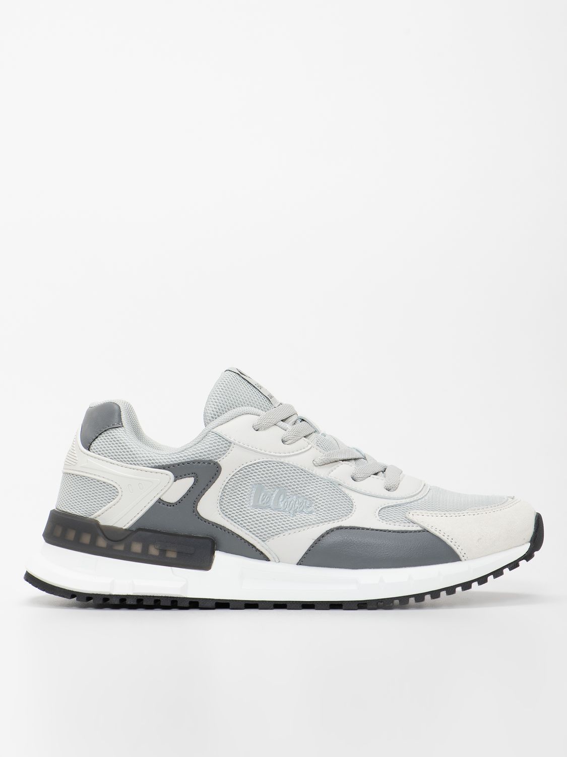 

Кроссовки мужские Lee Cooper 22LC044M/GR серые 45 RU, Серый, 22LC044M/GR