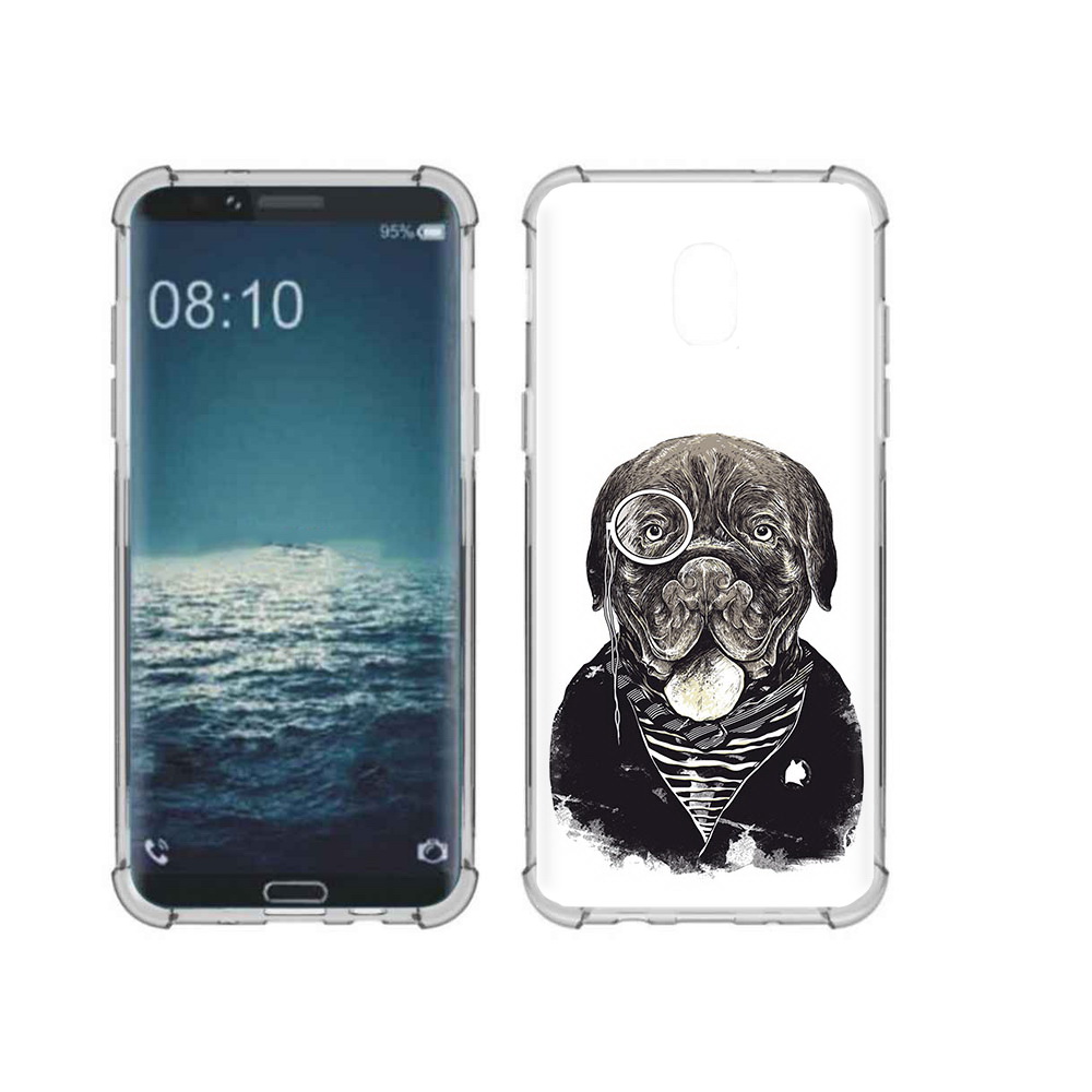 

Чехол MyPads Tocco для Samsung Galaxy J3 солидный песик (PT226926.574.615), Прозрачный, Tocco
