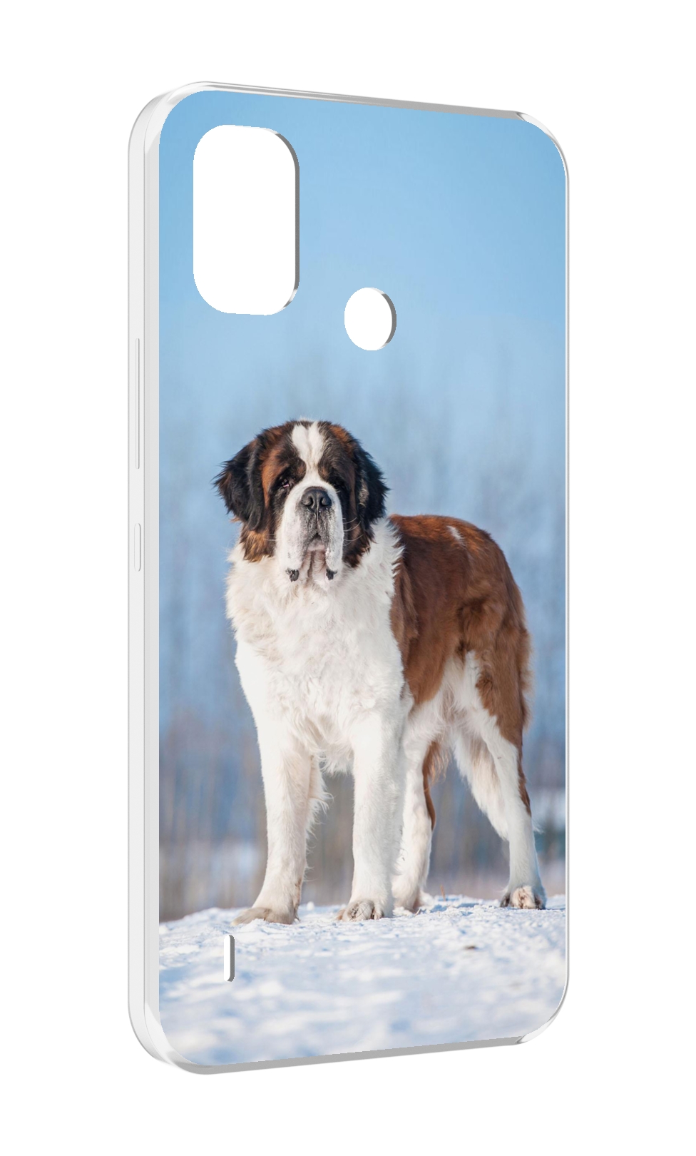 

Чехол MyPads сенбернар для Itel A48, Прозрачный, Tocco