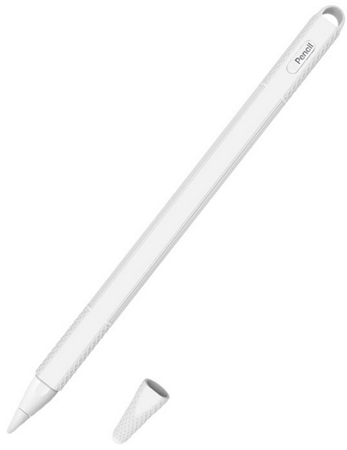 фото Силиконовый чехол hrs pens для apple pencil 2nd generation white