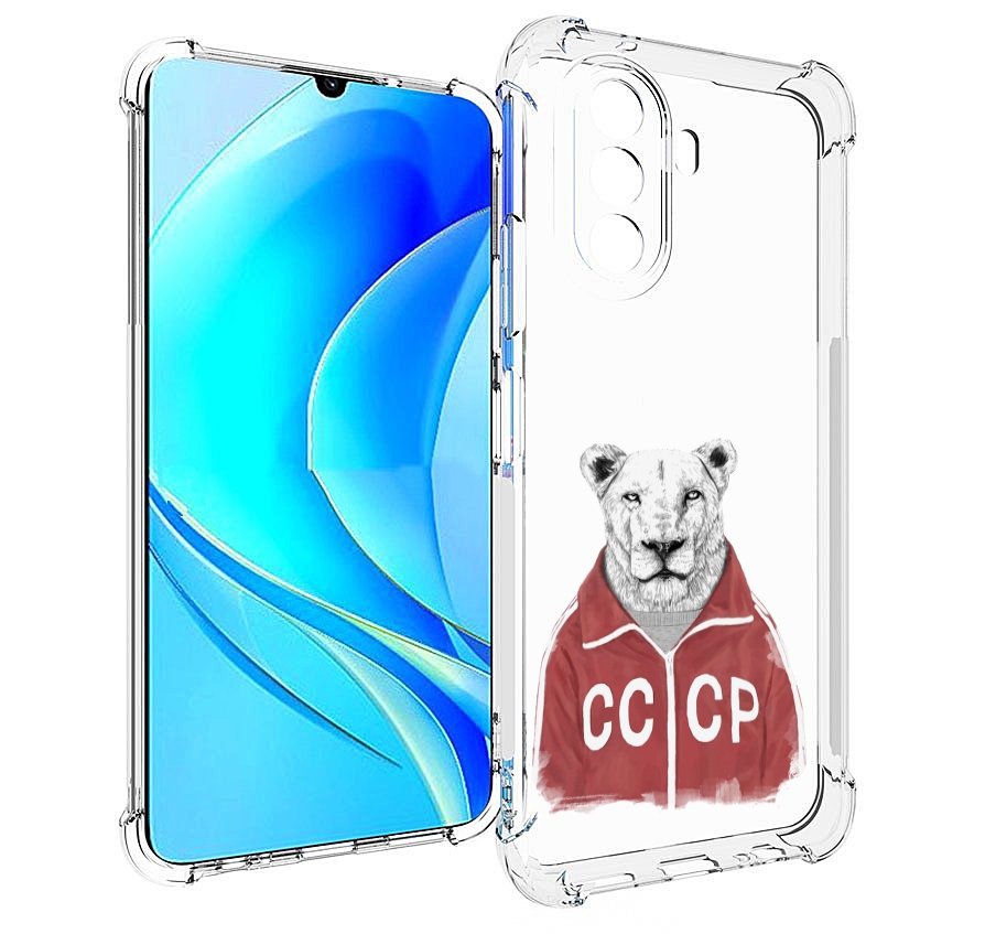 

Чехол MyPads львица ссср для Huawei Nova Y70 / Nova Y70 Plus (MGA-LX9N) / Huawei Enjoy 50, Прозрачный, Tocco