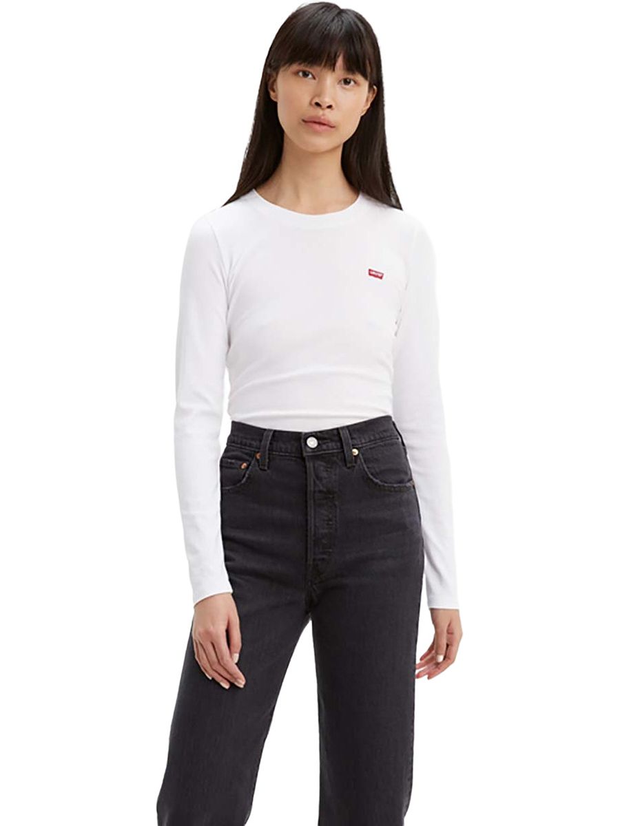 

Лонгслив женский Levi's 69555-0000 белый L, 69555-0000