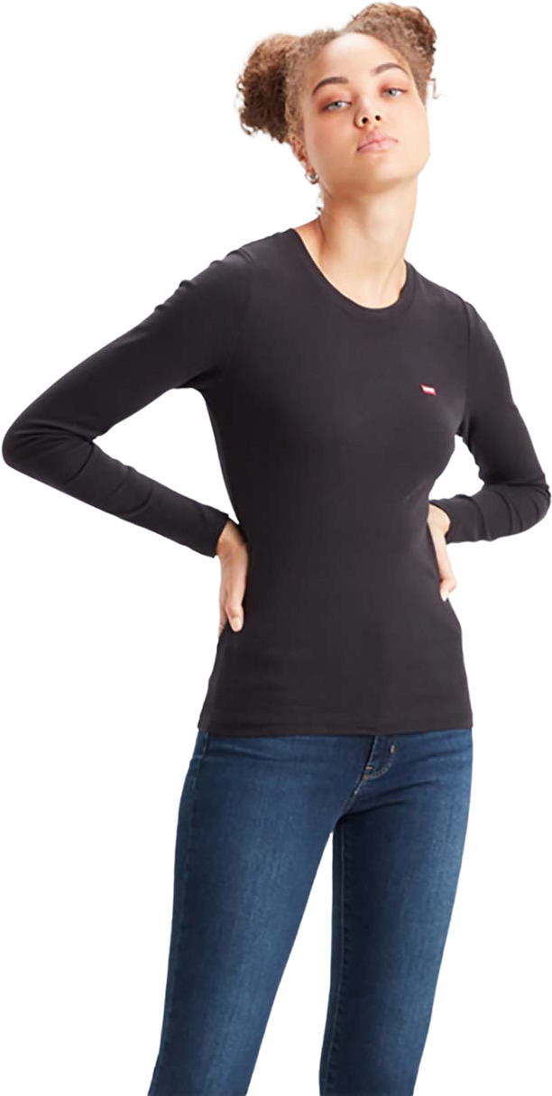 

Лонгслив женский Levi's 69555-0014 черный 2XS, 69555-0014
