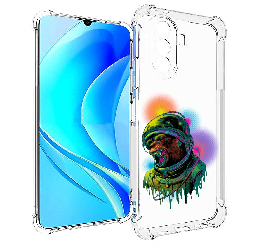 

Чехол MyPads медведь космонавт для Huawei Nova Y70 / Nova Y70 Plus (MGA-LX9N), Прозрачный, Tocco