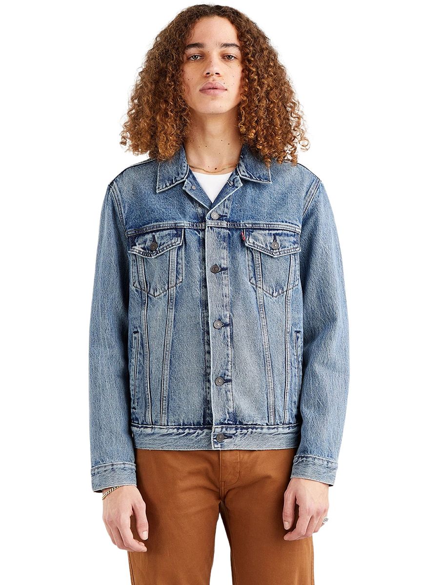 

Джинсовая куртка мужская Levi's 72334-0574 синяя L, 72334-0574