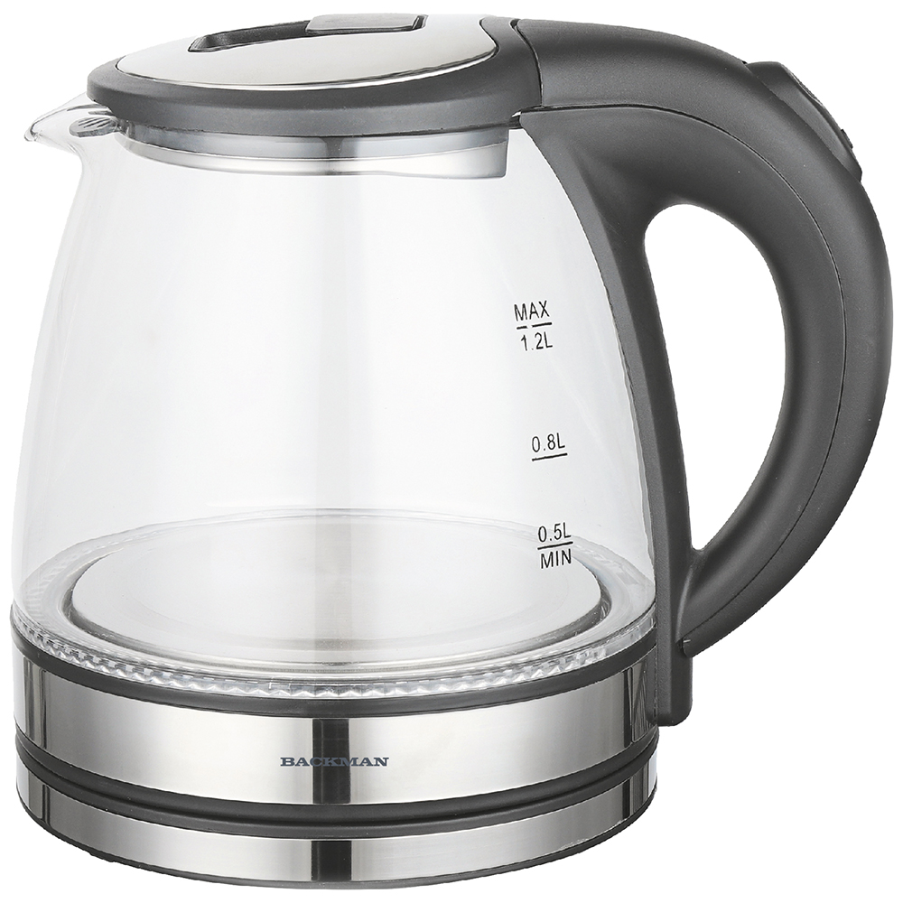 

Чайник электрический Backman BM-TEA 724 1.2 л серебристый, BM-TEA 724