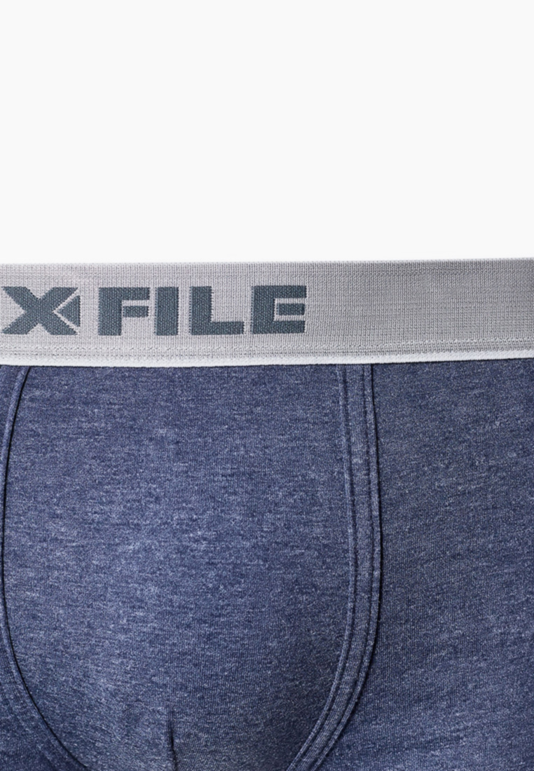 Трусы мужские X File 58075-10 синие XL