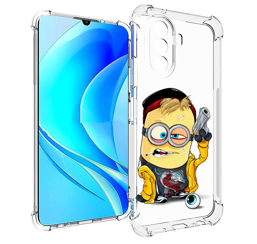 

Чехол MyPads миньон бандит для Huawei Nova Y70 / Nova Y70 Plus (MGA-LX9N), Прозрачный, Tocco