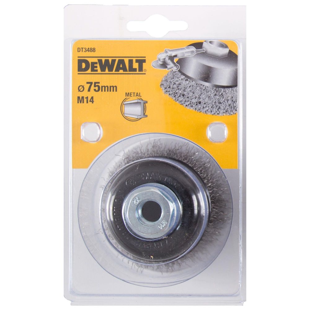 

Корщетка-чашка 75 мм для УШМ DeWalt DT3488