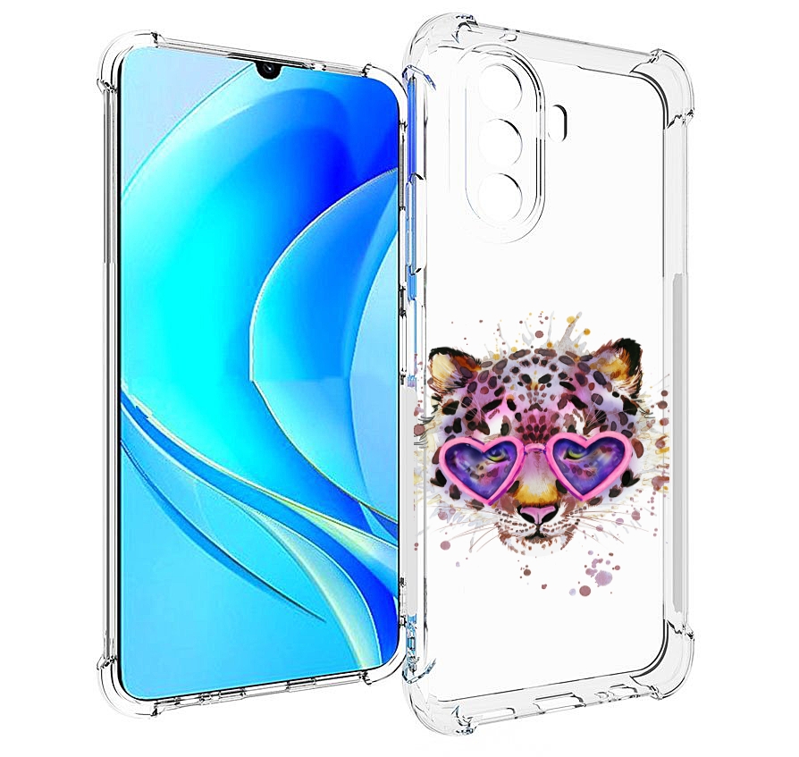 

Чехол MyPads модный леопард для Huawei Nova Y70 / Nova Y70 Plus (MGA-LX9N), Прозрачный, Tocco