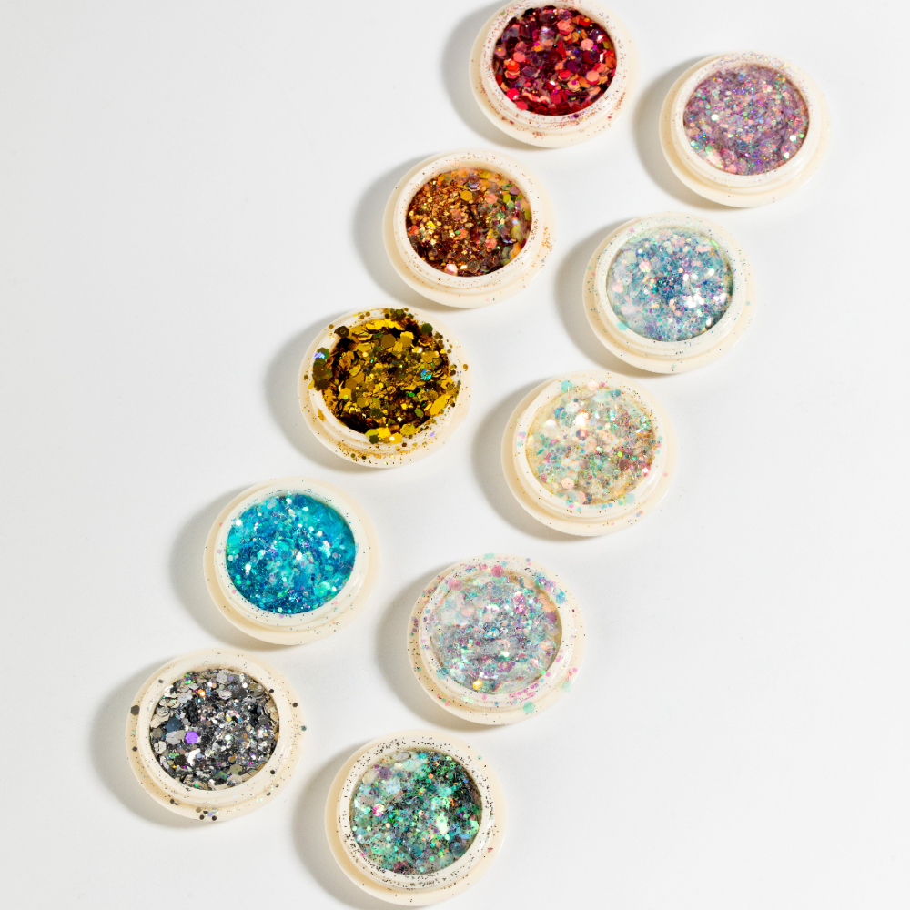

Блестки Swanky Stamping 10шт, Разноцветный