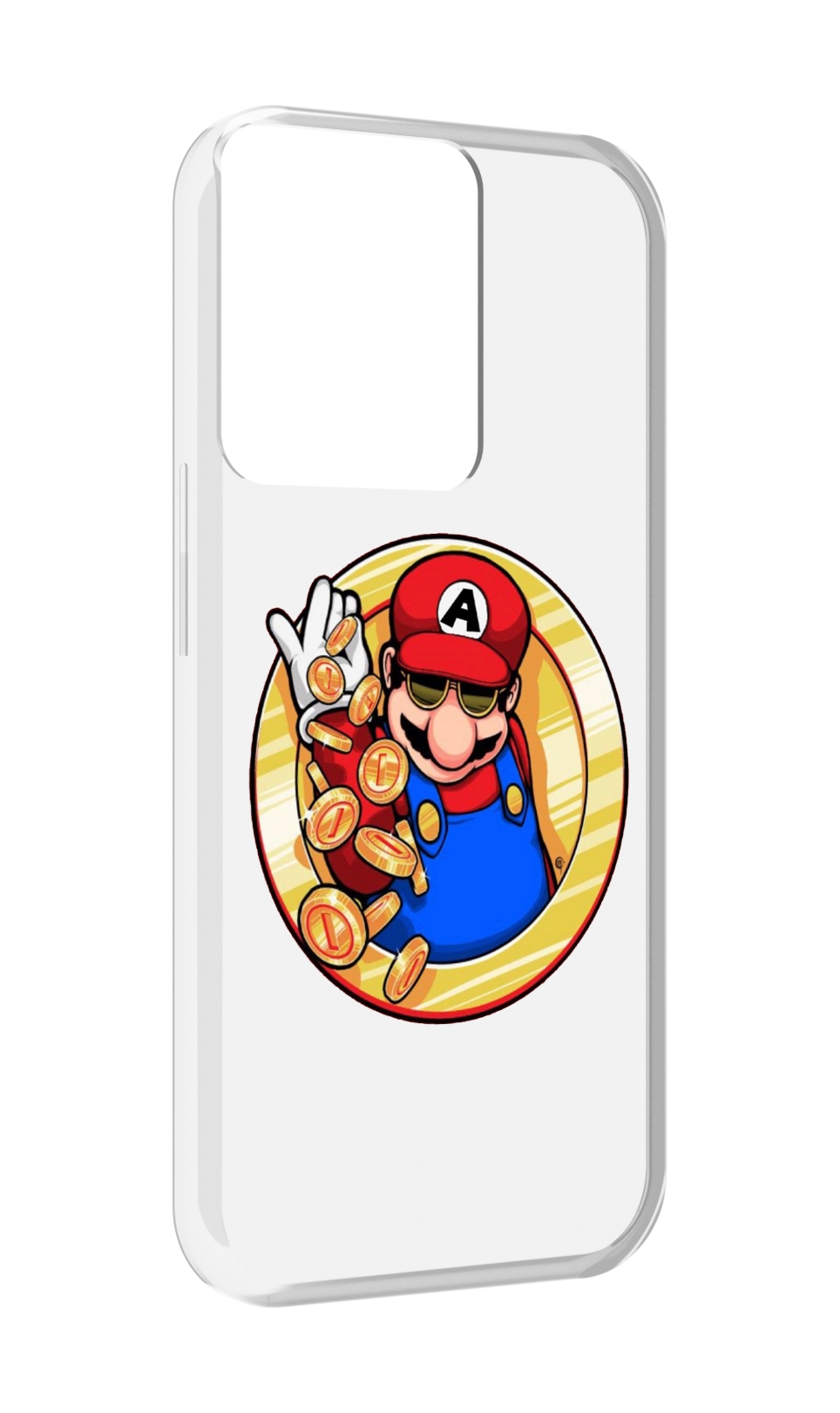 

Чехол MyPads богатый марио для OPPO Reno 8, Прозрачный, Tocco