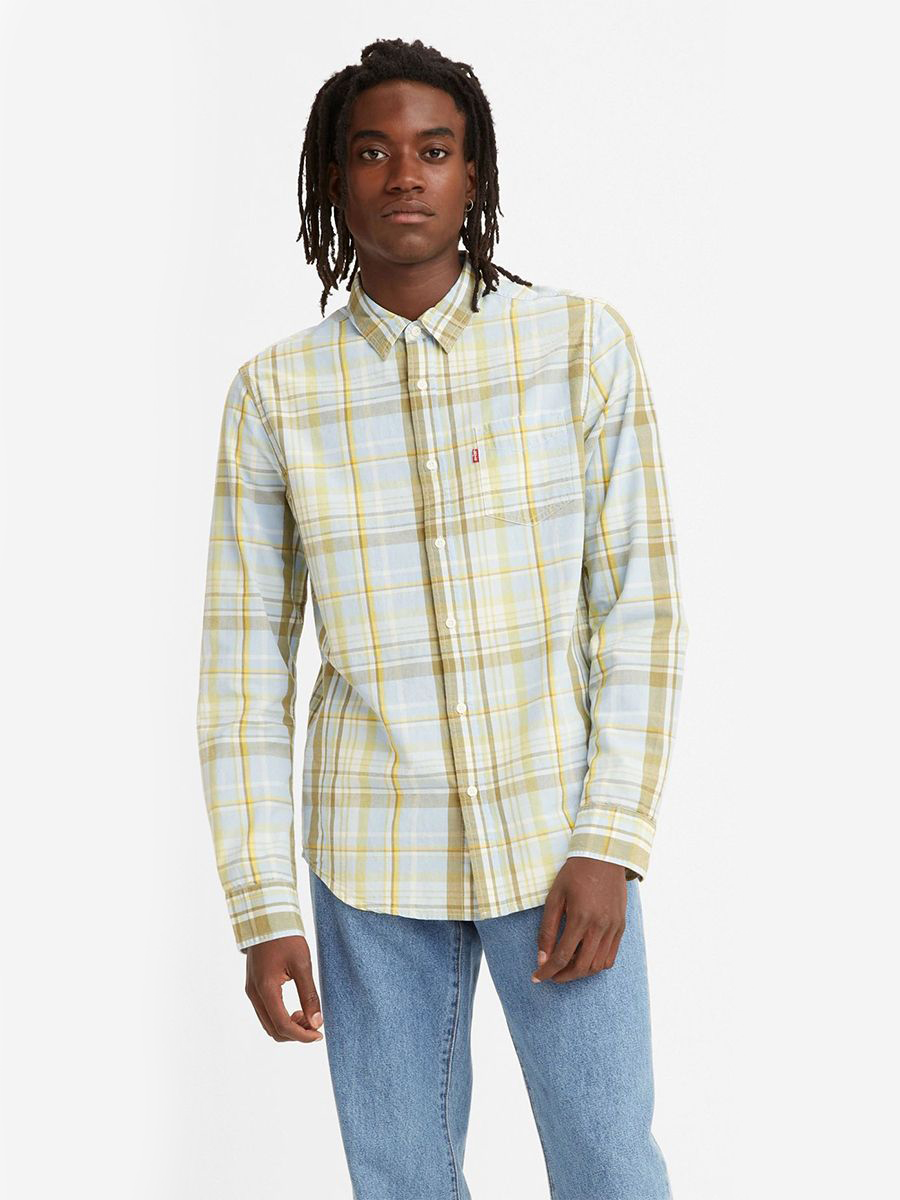 

Рубашка мужская Levi's 85748-0118 разноцветная S, Разноцветный, 85748-0118