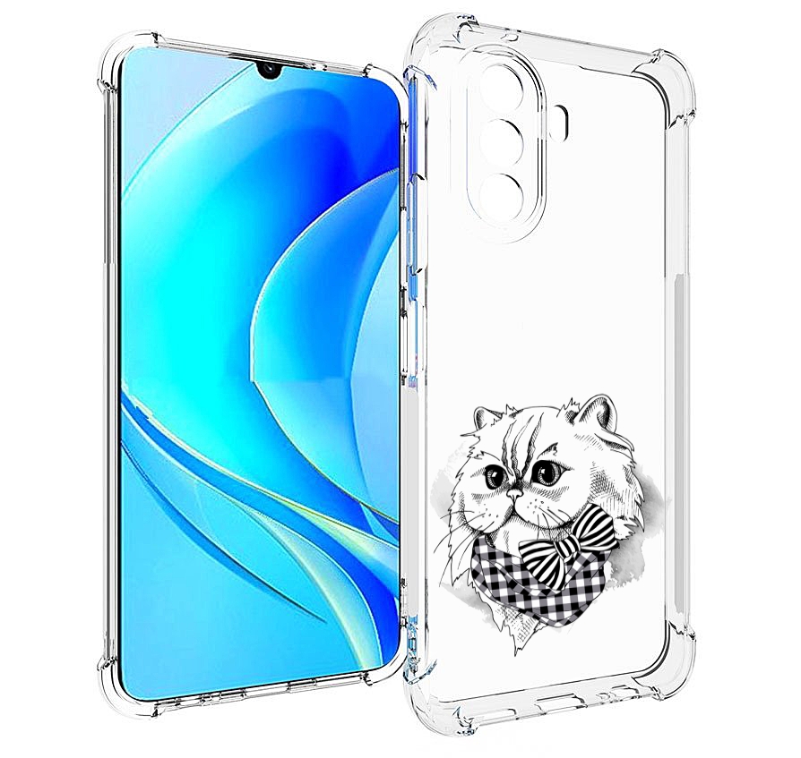

Чехол MyPads нарисованная красивая кошечка для Huawei Nova Y70 / Nova Y70 Plus, Прозрачный, Tocco