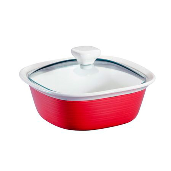 фото Форма для запекания квадратная corningware 1,4 л с крышкой