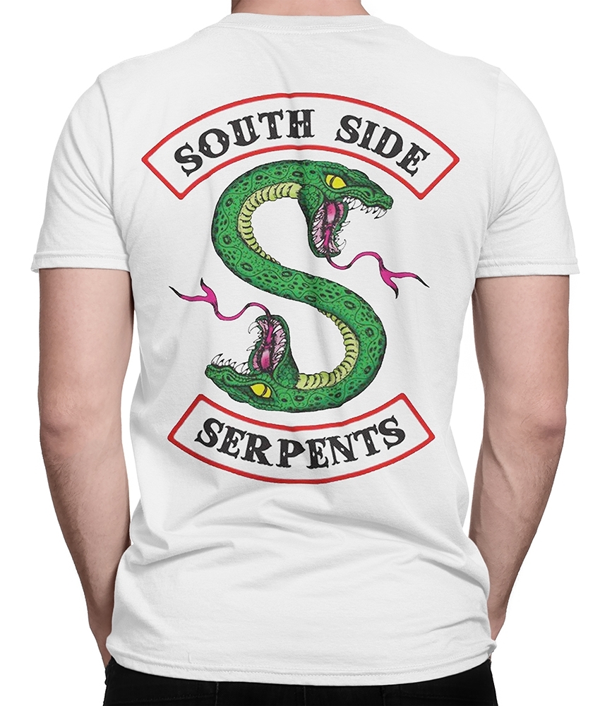 

Футболка мужская Dream Shirts Ривердэйл - South Side Serpents 9899072222 белая L, Ривердэйл - South Side Serpents 9899072222