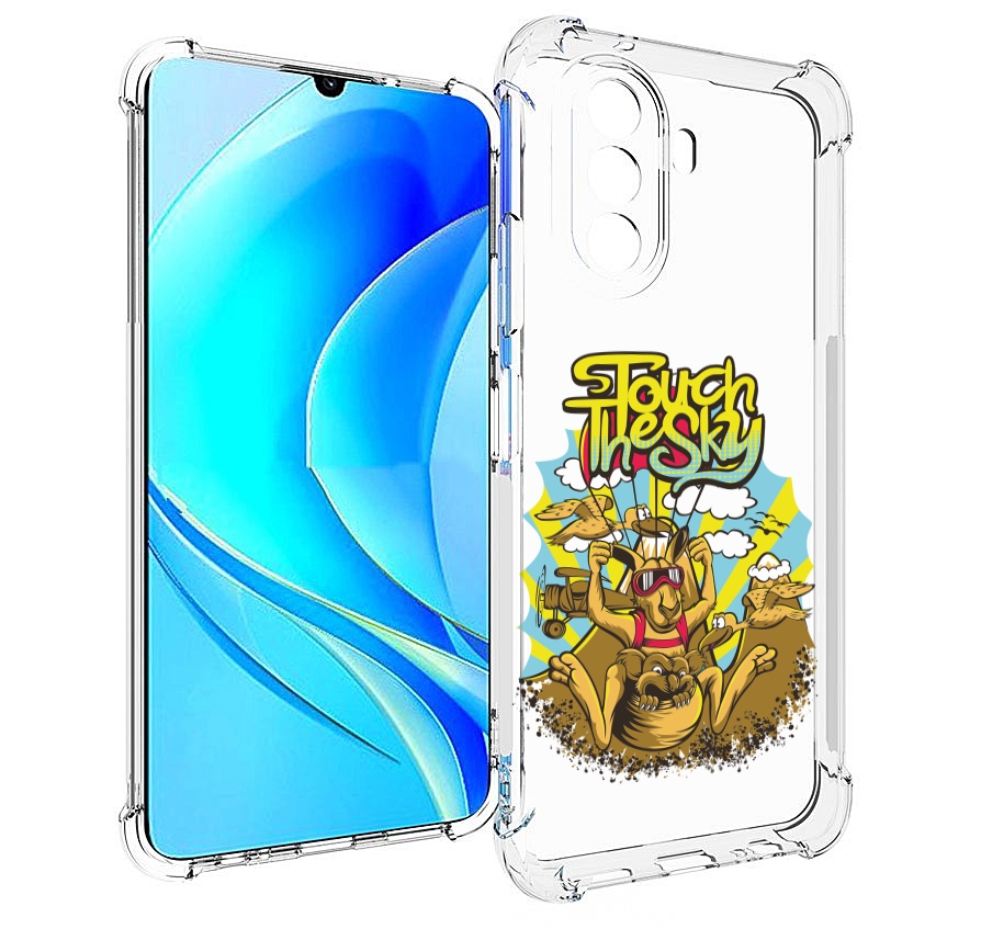 

Чехол MyPads нарисованное кенгуру комикс для Huawei Nova Y70 / Nova Y70 Plus (MGA-LX9N), Прозрачный, Tocco