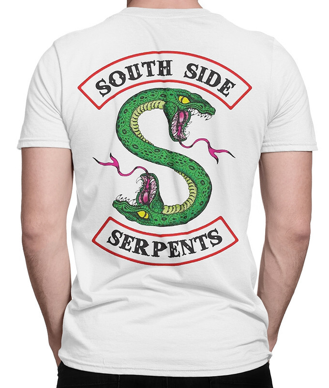 

Футболка мужская Dream Shirts Ривердэйл - South Side Serpents 9899072222 белая XS, Ривердэйл - South Side Serpents 9899072222