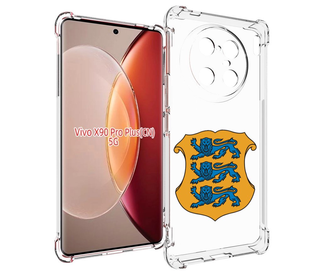 

Чехол MyPads герб-эстонии для Vivo X90 Pro Plus, Прозрачный, Tocco