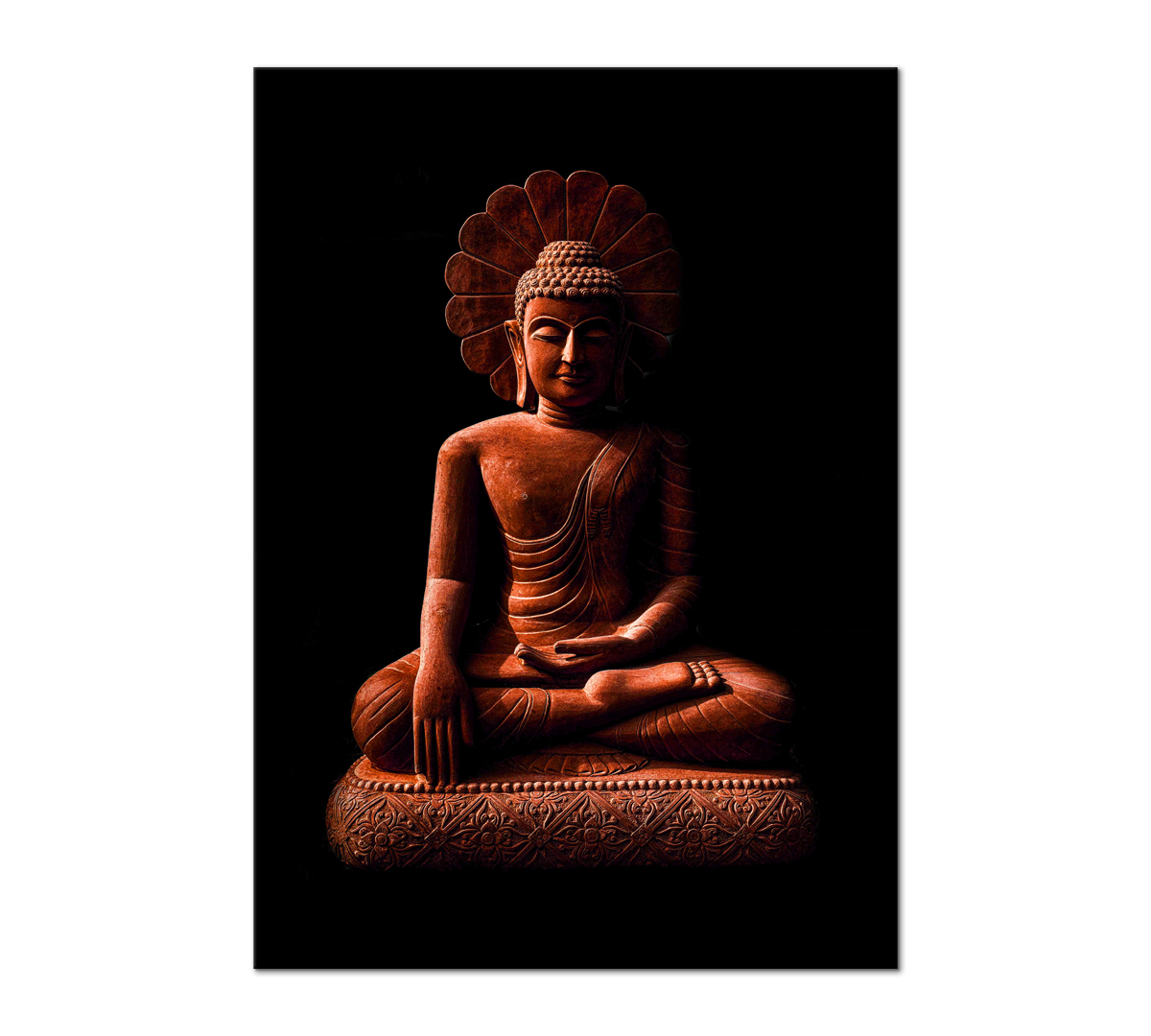 

Картина интерьерная на холсте Poly Print Art Будда 40х60 см.