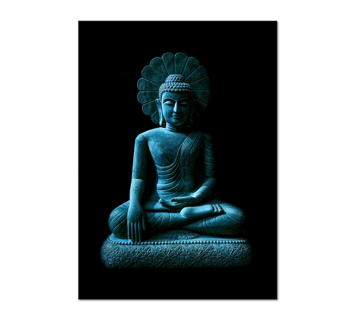 

Картина интерьерная на холсте Poly Print Art Лунный Будда 40х60 см.