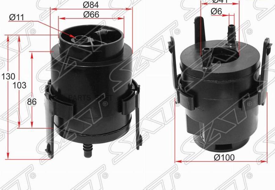 

Фильтр топливный toyota avensis 03-08/corolla 01-07 1/2azfse/1/4zzfe