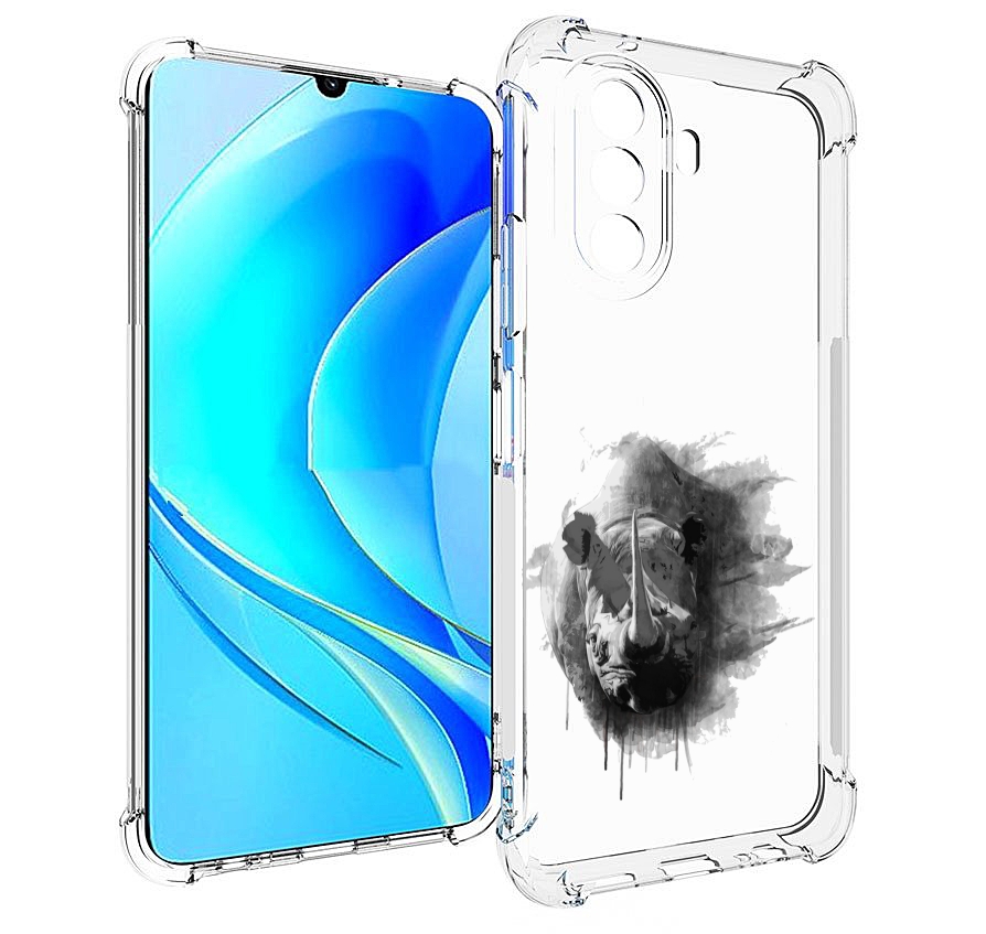 

Чехол MyPads носорог для Huawei Nova Y70 / Nova Y70 Plus (MGA-LX9N) / Huawei Enjoy 50, Прозрачный, Tocco