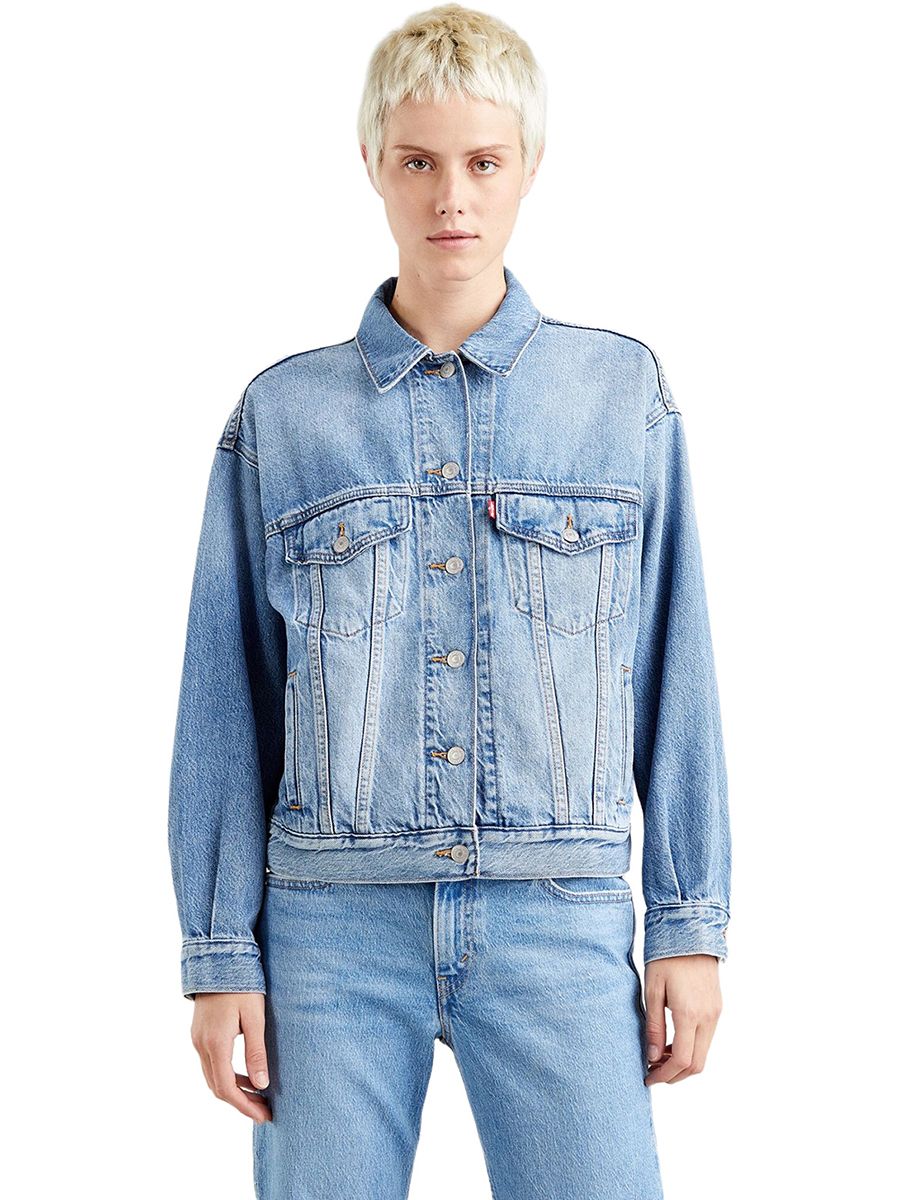 

Джинсовая куртка женская Levi's A1743-0004 голубая M, A1743-0004
