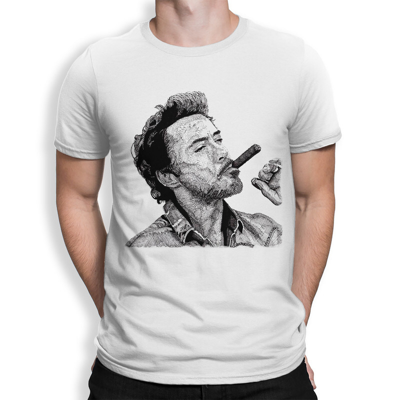 

Футболка мужская Dream Shirts Роберт Дауни-младший 9899076222 белая L, Роберт Дауни-младший 9899076222