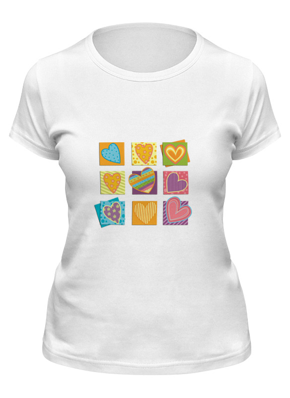 

Футболка женская Printio love белая XL, Белый, "love"