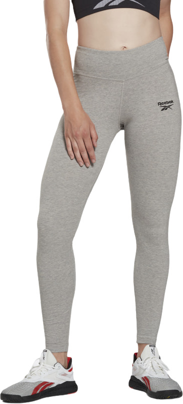 Спортивные леггинсы женские Reebok Ri Cotton Legging серые S