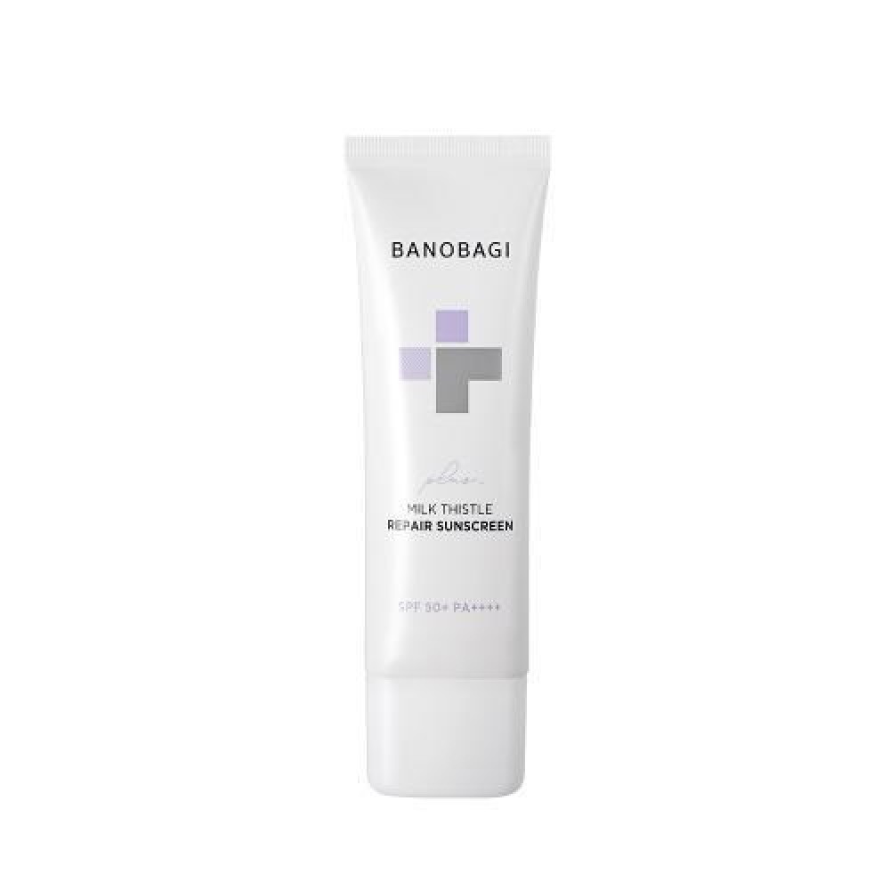 

Солнцезащитный восстанавливающий крем BanoBagi Milk Thistle SPF 50+ PA++++ 50мл, BanoBagi Milk Thistle Repair Sun skreen Plus SPF 50+ PA++++, 50мл.